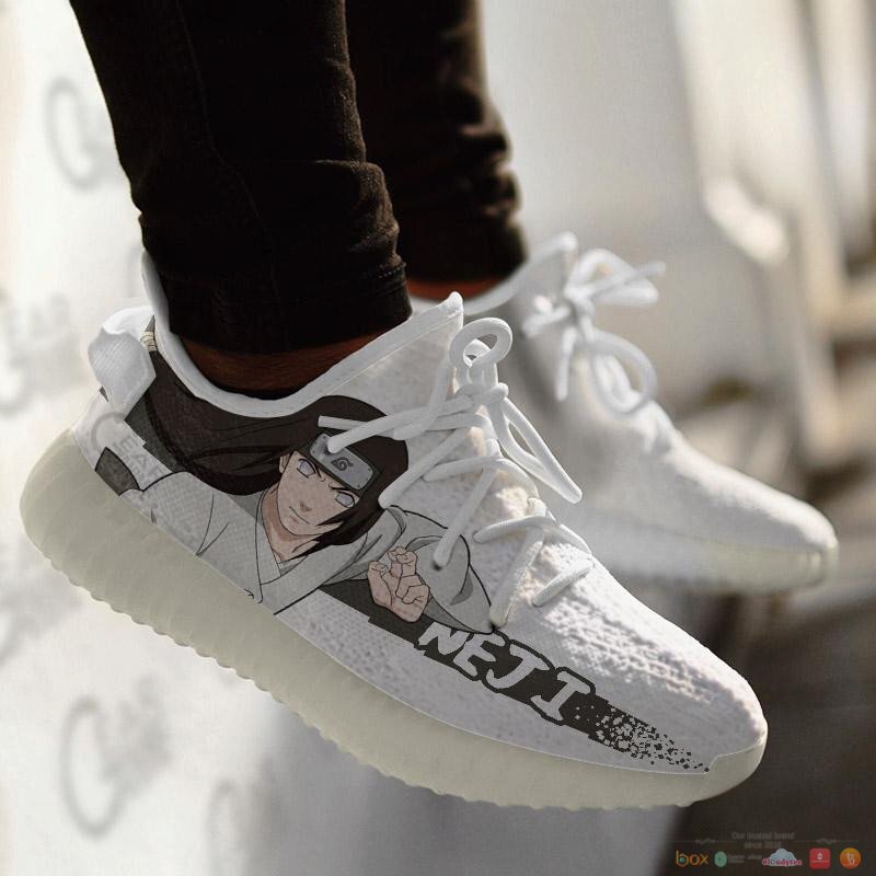 Hyuga Neji Naruto Anime yeezy shoes 4 Hyuga Neji Naruto Anime yeezy sneaker 1 2 3