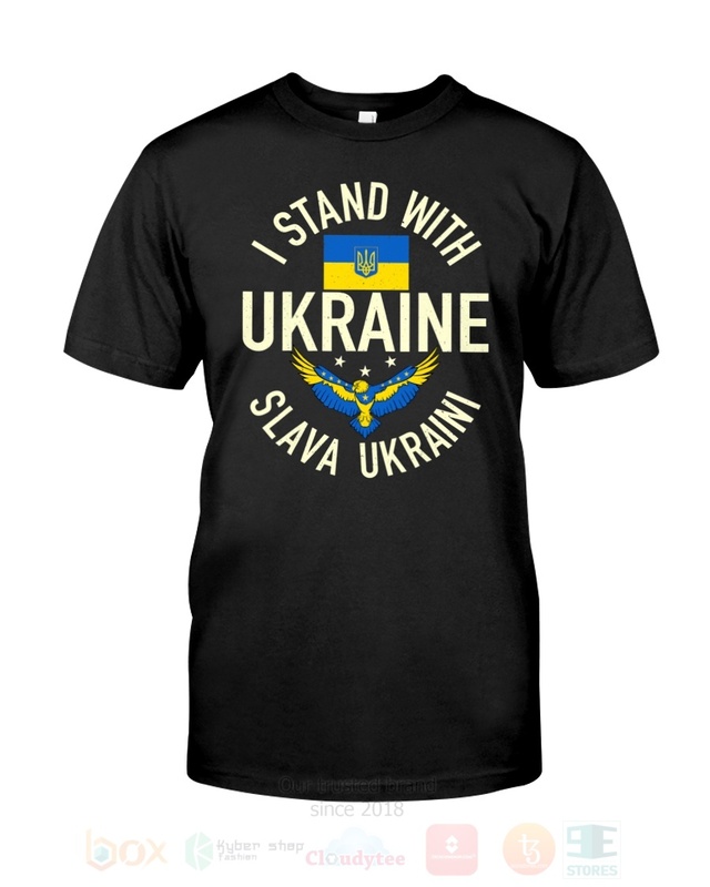 I Stan With Ukraine Slava Ukraini 2D Hoodie Shirt