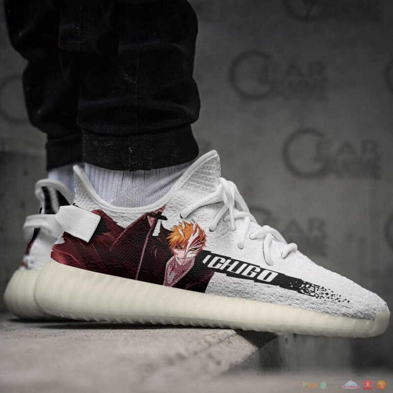 Ichigo Half Hollow Bleach Anime yeezy shoes 3 Ichigo Half Hollow Bleach Anime yeezy sneaker 1 2