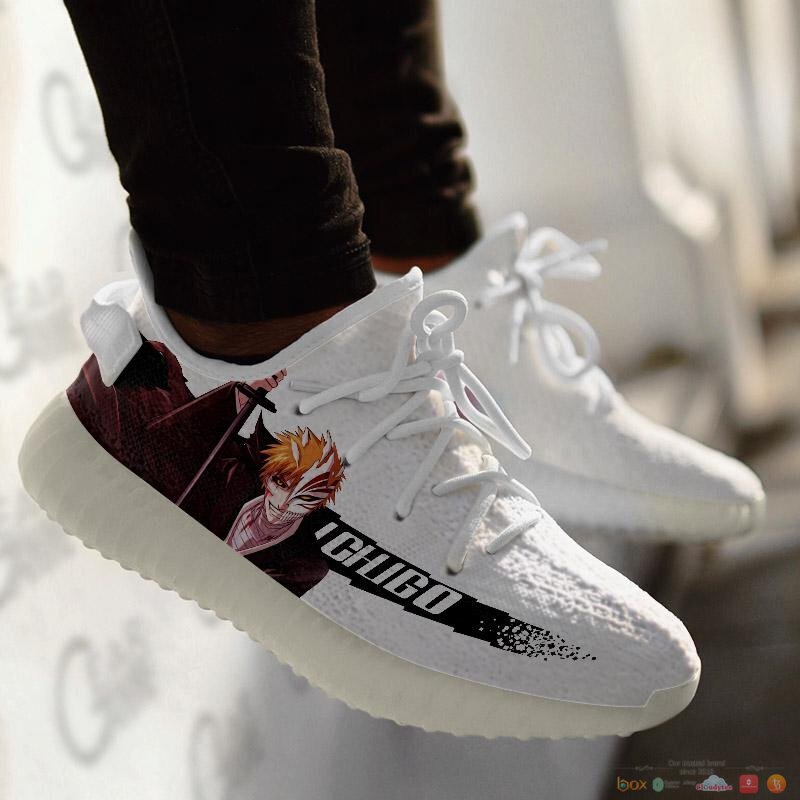 Ichigo Half Hollow Bleach Anime yeezy shoes 4 Ichigo Half Hollow Bleach Anime yeezy sneaker 1 2 3