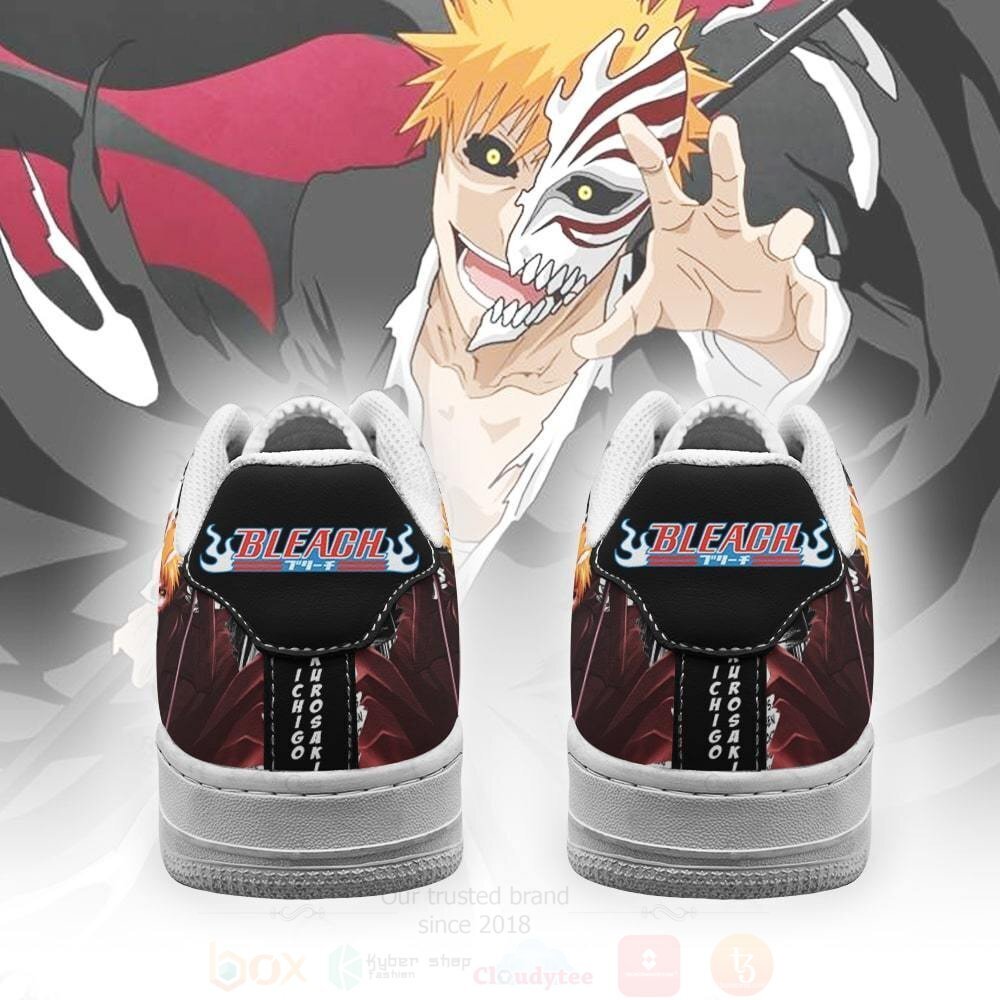 BEST Ichigo Hollow Bleach Anime Nike Air Force Shoes 3 Ichigo Hollow Bleach Anime NAF Shoes 1 2