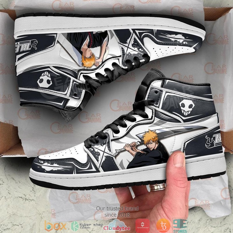 Ichigo Kurosaki Anime Bleach Air Jordan High top shoes 1