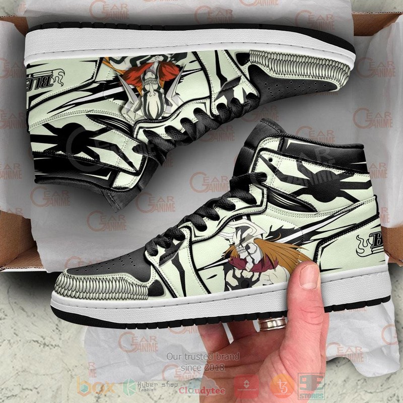 Ichigo Kurosaki Hollow Form Anime Bleach Air Jordan high top shoes 1 2 3