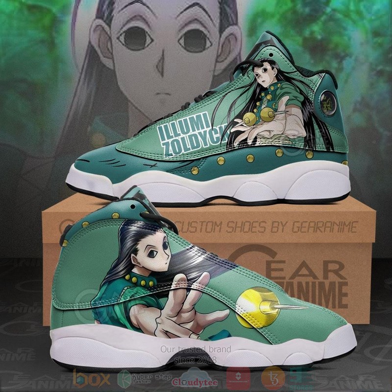 Illumi Zoldyck Anime Hunter X Hunter Air Jordan 13 Shoes