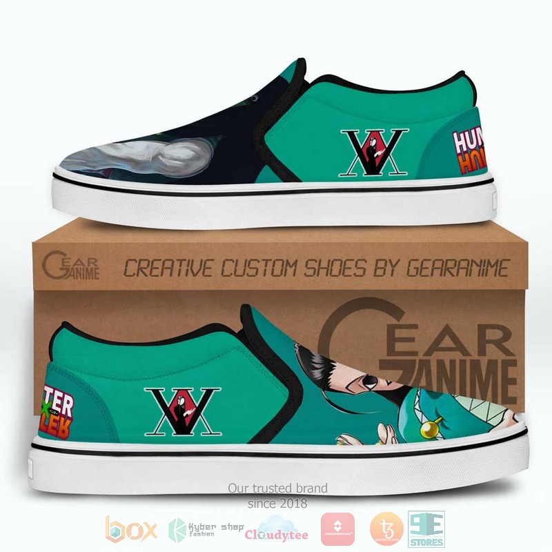 Illumi Zoldyck Anime Hunter x Hunter Slip-On Sneaker Shoes 3 Illumi Zoldyck Anime Hunter x Hunter Slip On Shoes 1 2