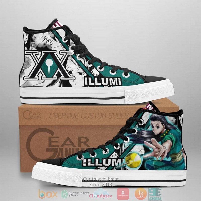 Illumi Zoldyck Hunter X Hunter High Top Canvas Shoes