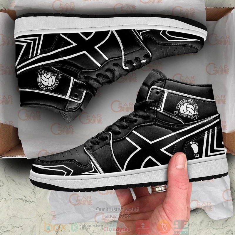Inarizaki High Haikyuu Anime Air Jordan High Top Sneaker Shoes 2 Inarizaki High Haikyuu Anime Air Jordan High Top Shoes 1