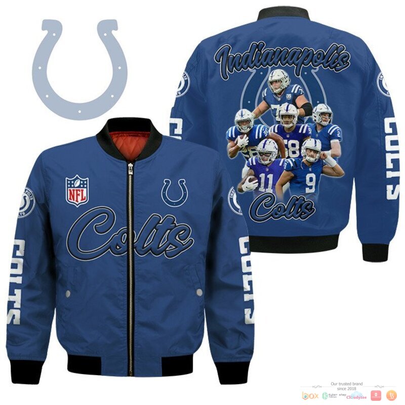 Indianapolis Colts players NFL Bomber Jacket