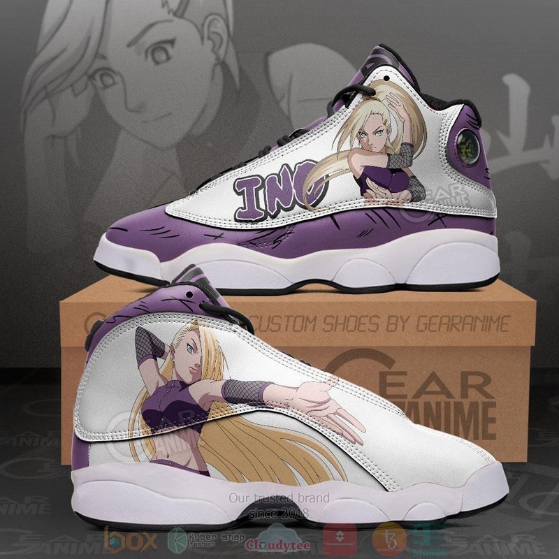 Ino Yamanaka Naruto Anime Air Jordan 13 Sneaker Shoes 9 Ino Yamanaka Naruto Anime Air Jordan 13 Shoes