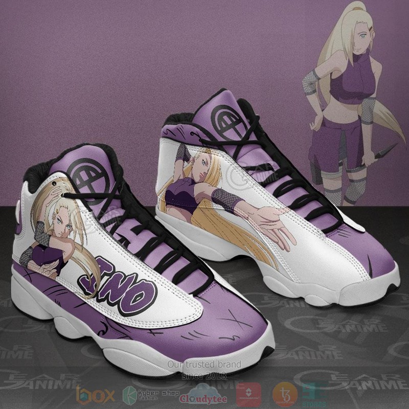 Ino Yamanaka Naruto Anime Air Jordan 13 Sneaker Shoes 2 Ino Yamanaka Naruto Anime Air Jordan 13 Shoes 1