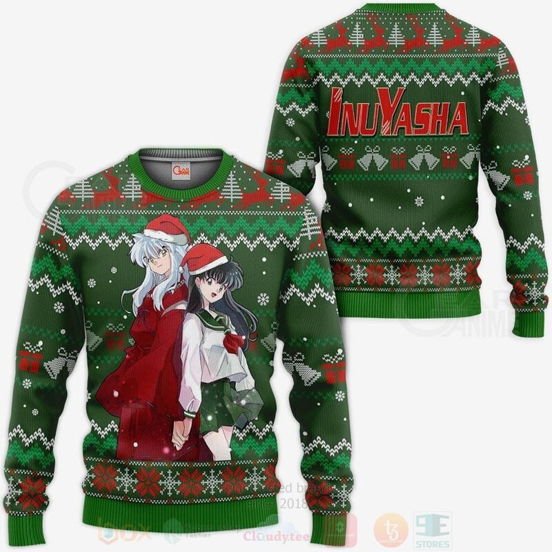 Inuyasha and Kagome Inuyasha Anime 3D Hoodie Shirt