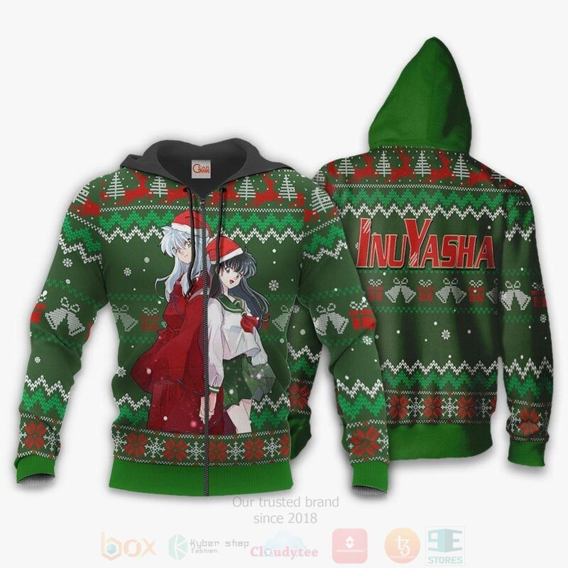 BEST Inuyasha and Kagome Inuyasha Anime 3D Hoodie, T-Shirt 2 Inuyasha and Kagome Inuyasha Anime 3D Hoodie Shirt 1