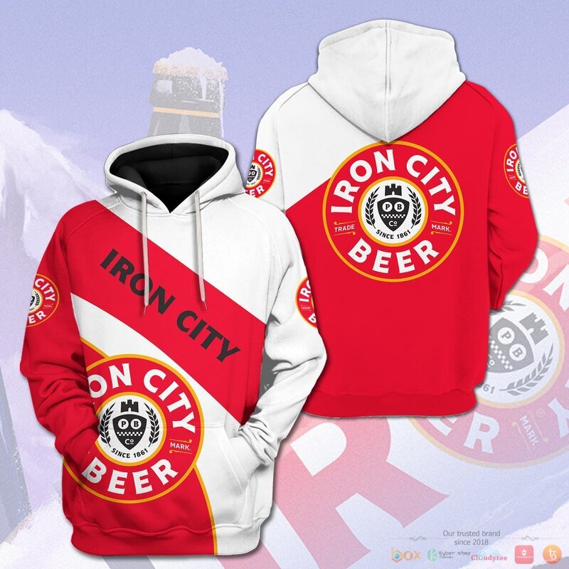 Iron City beer 3d hoodie