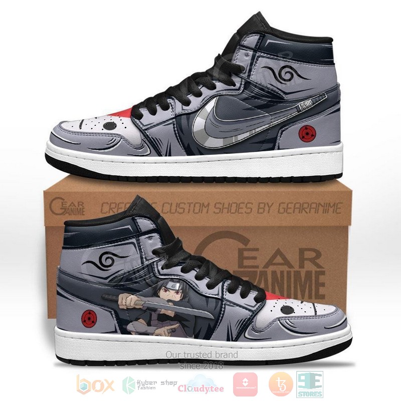 Itachi Anbu Anime Air Jordan high top Sneaker Shoes 2 Itachi Anbu Anime Air Jordan high top shoes 1