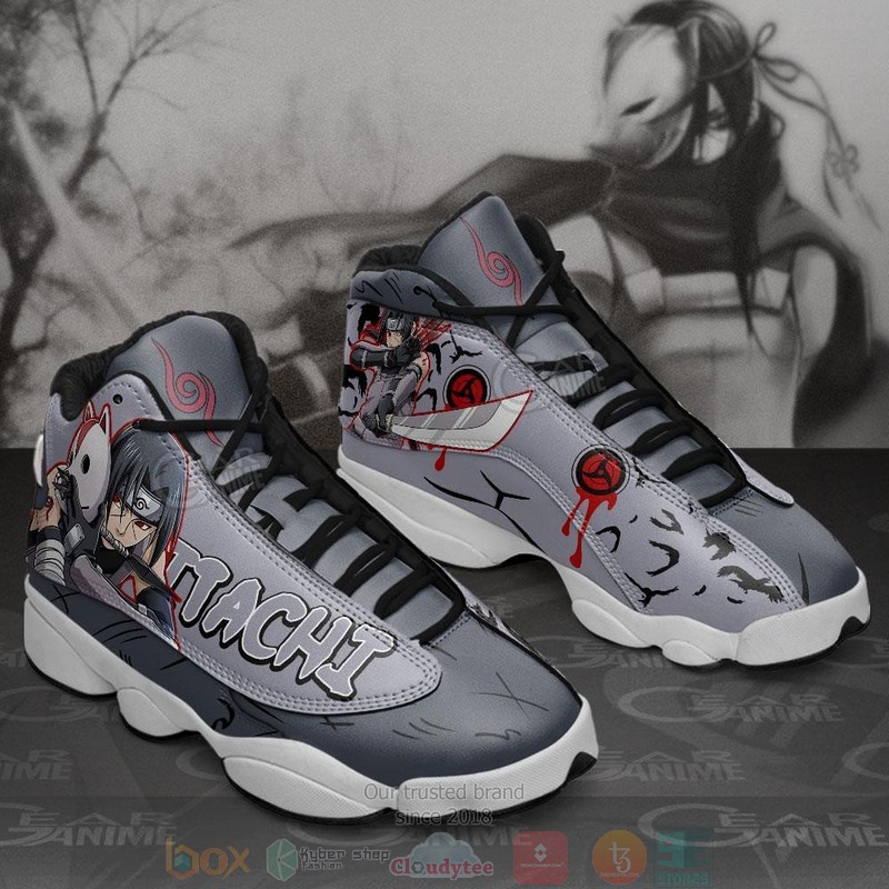 Itachi Anbu Naruto Anime Air Jordan 13 Sneaker Shoes 2 Itachi Anbu Naruto Anime Air Jordan 13 Shoes 1