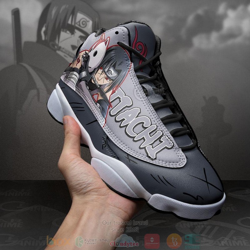 Itachi Anbu Naruto Anime Air Jordan 13 Sneaker Shoes 3 Itachi Anbu Naruto Anime Air Jordan 13 Shoes 1 2