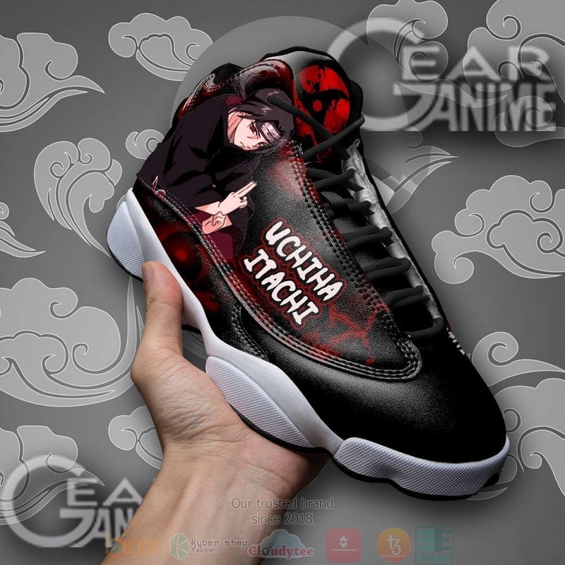 Itachi Jutsu Sharingan Eyes Naruto Anime Air Jordan 13 Shoes 1 2 3