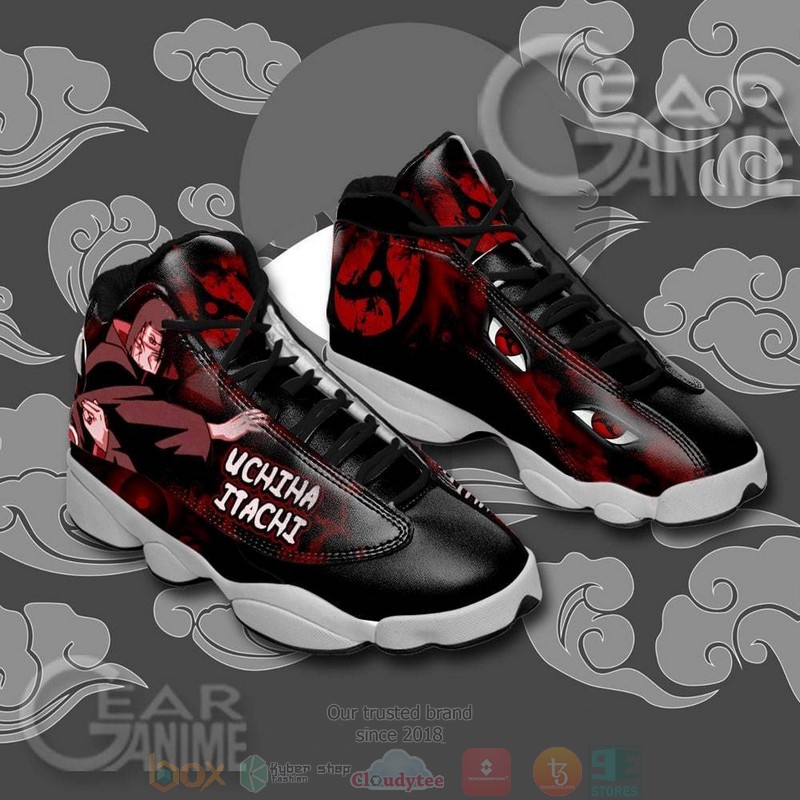 Itachi Sharingan Naruto Anime Air Jordan 13 Shoes 1 2 3 4