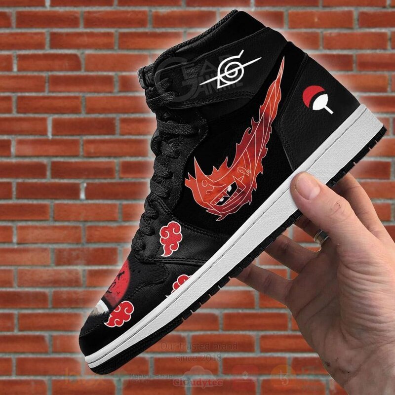 Itachi Susanoo Custom Sharingan Eyes Anime Air Jordan High Top Shoes 1 2 3