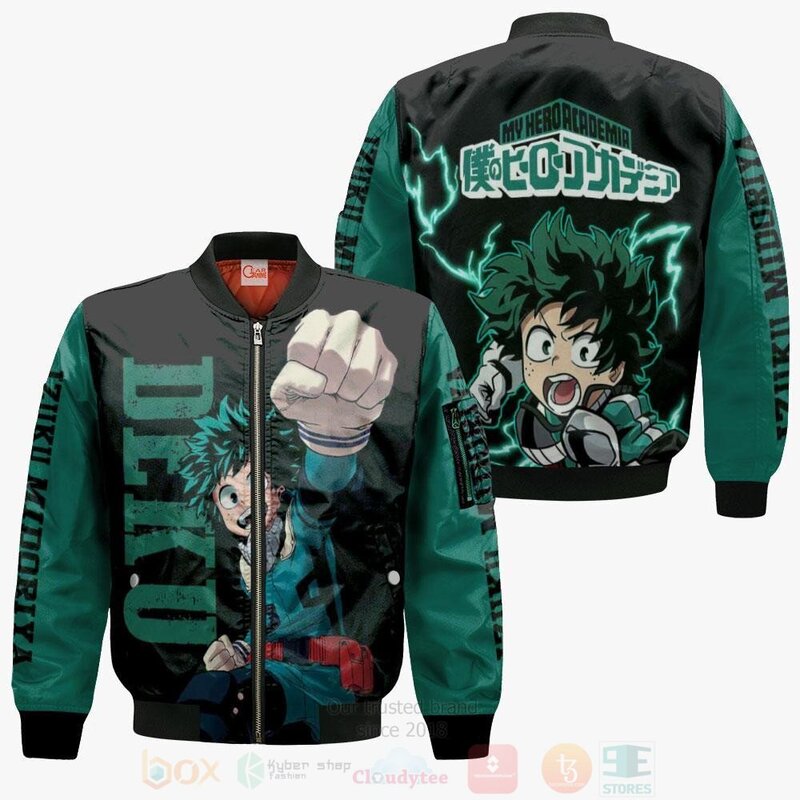 BEST Izuku Midoriya Deku MHA Custom Anime 3D Hoodie, T-Shirt 3 Izuku Midoriya Deku MHA Custom Anime 3D Hoodie Shirt 1 2
