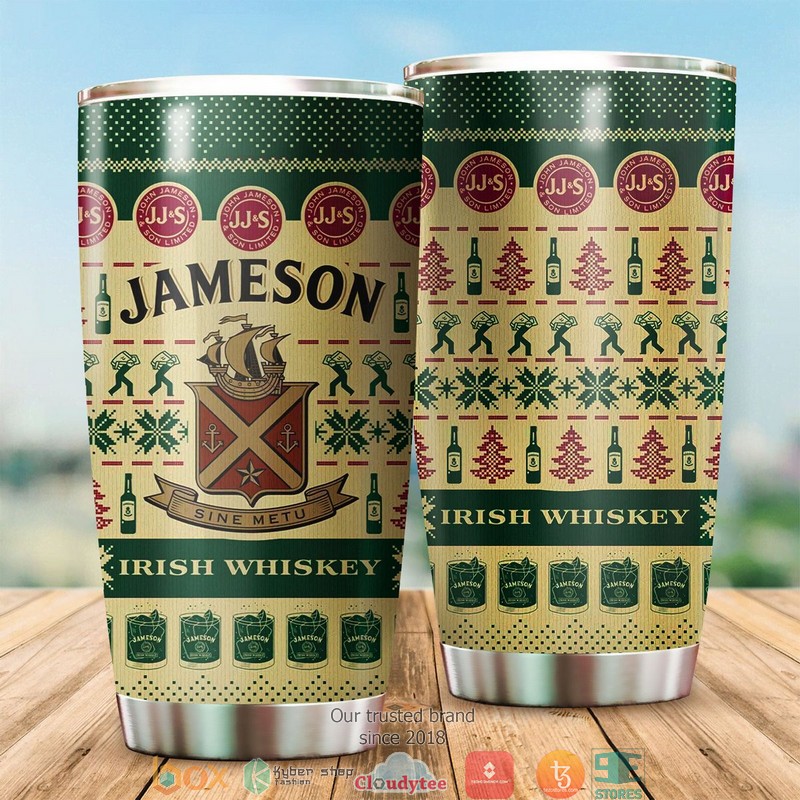 Jameson Irish Whiskey Christmas Tumbler 3 Jameson Irish Whiskey Christmas Tumbler