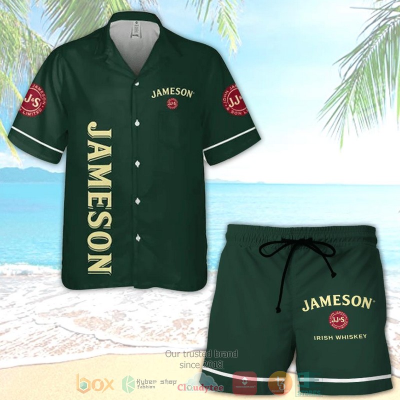 Jameson Irish Whiskey Hawaiian Shirt shorts
