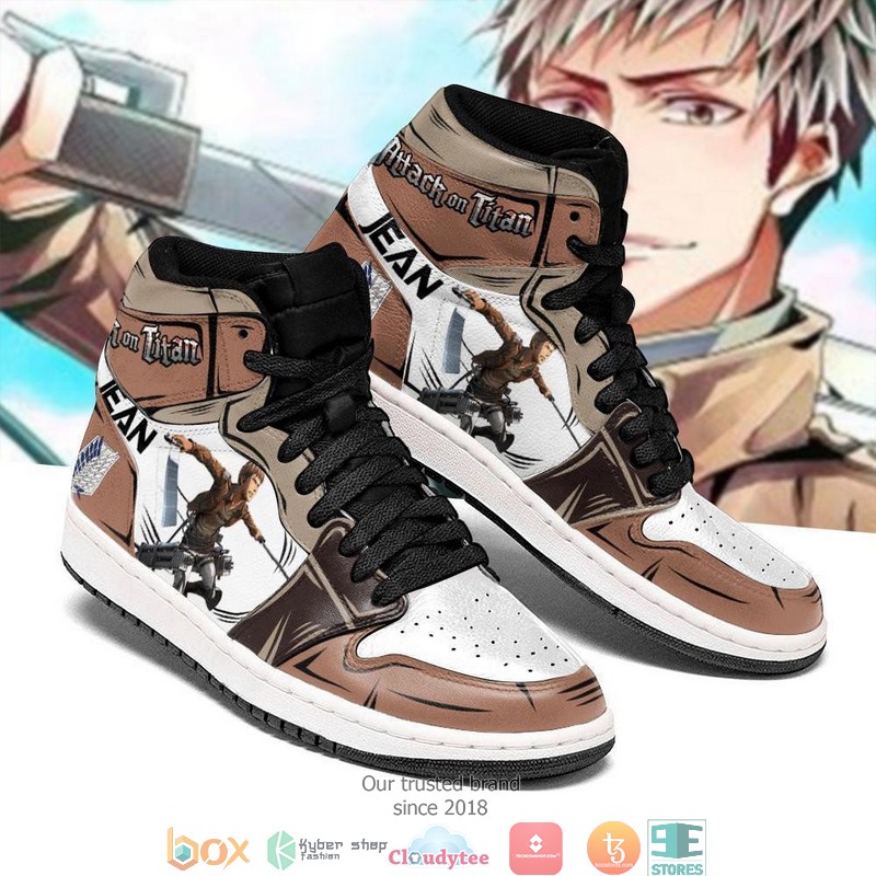 Jean Kirstein Attack On Titan Anime Air Jordan High Top Shoes 1