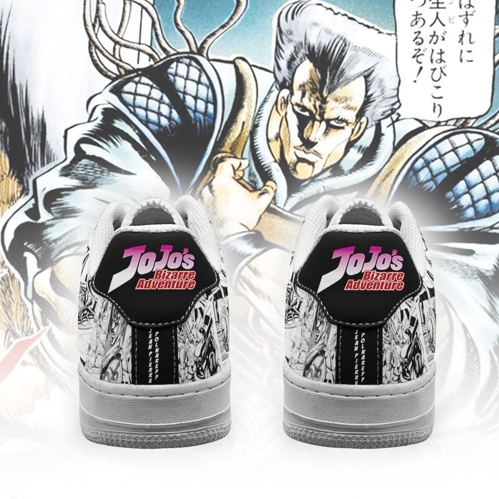 Jean Pierre Polnareff Manga Style JoJos Anime NAF Shoes 1 2