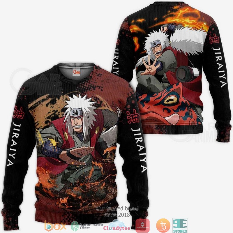 Jiraiya Anime 3d shirt hoodie 1