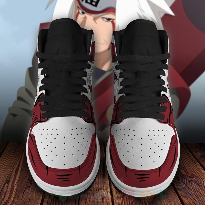 Jiraiya Custom Toad Sage Anime Naruto Air Jordan High Top Shoes 1 2 3