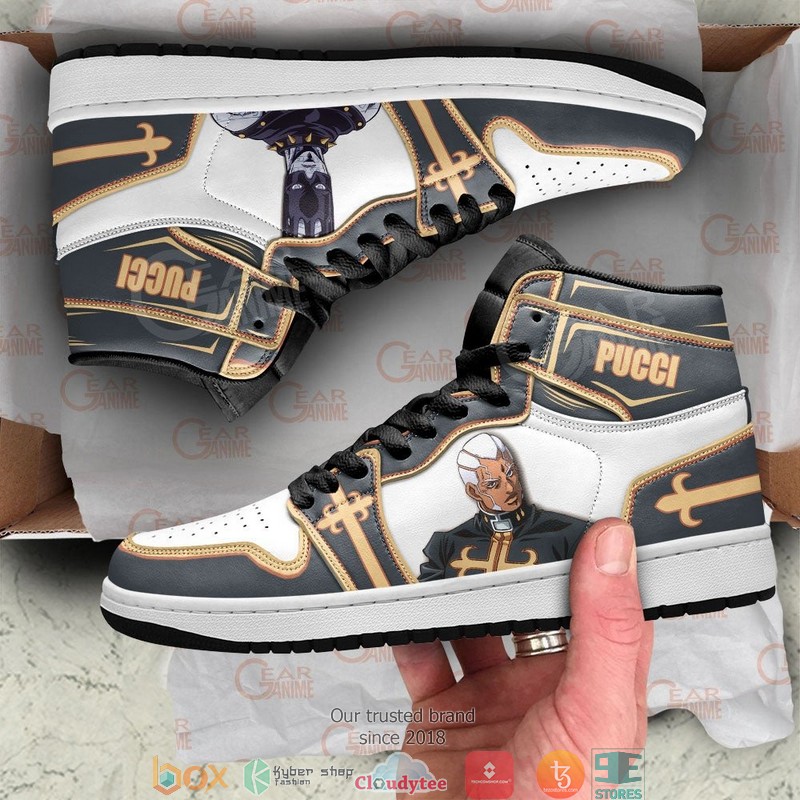 JoJos Bizarre Adventure Enrico Pucci Anime Air Jordan High top shoes 1
