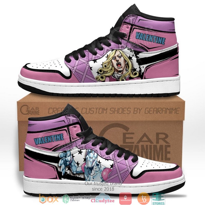 JoJos Bizarre Adventure Funny Valentine Anime Air Jordan High top shoes