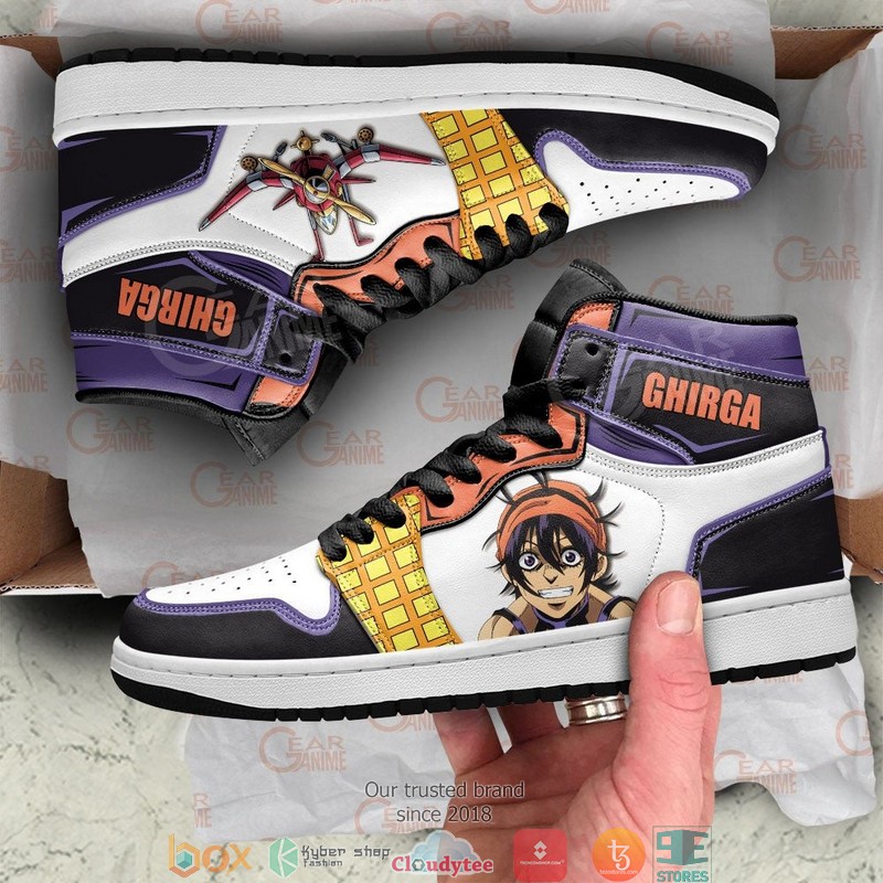 JoJos Bizarre Adventure Narancia Ghirga Anime Air Jordan High top shoes 1
