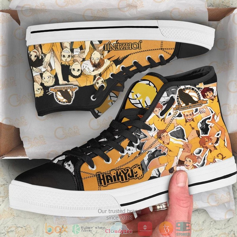 Johzenji Haikyuu High Top Canvas Shoes 1