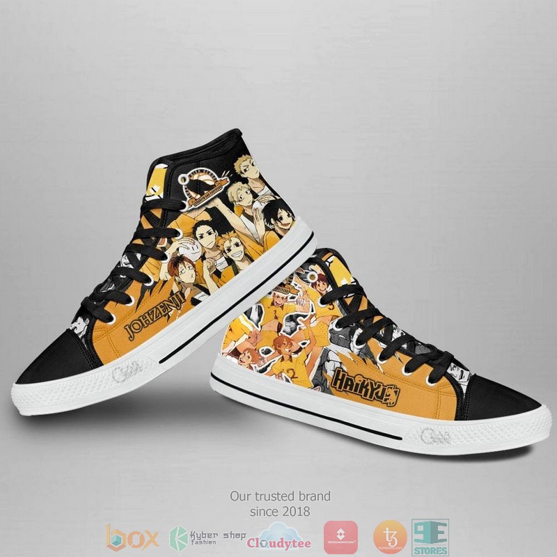 Johzenji Haikyuu High Top Canvas Shoes 3 Johzenji Haikyuu High Top Canvas Shoes 1 2