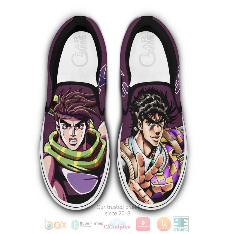Joseph Joestar Anime JoJos Bizarre Adventure Slip On Shoes
