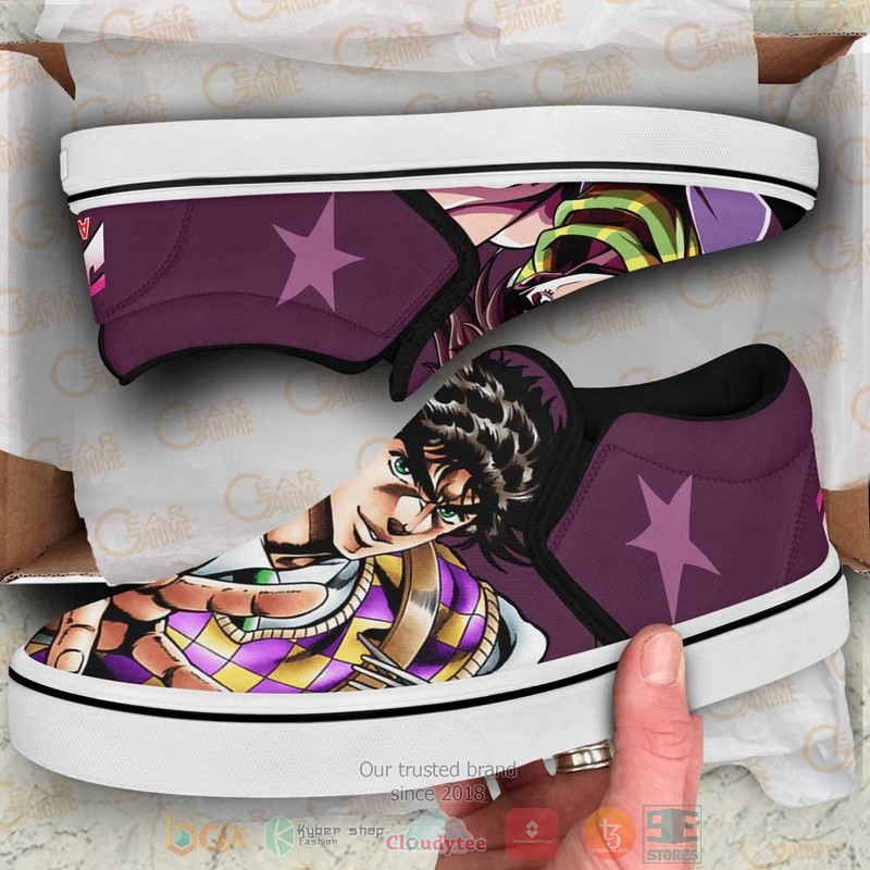 Joseph Joestar Anime JoJos Bizarre Adventure Slip On Shoes 1