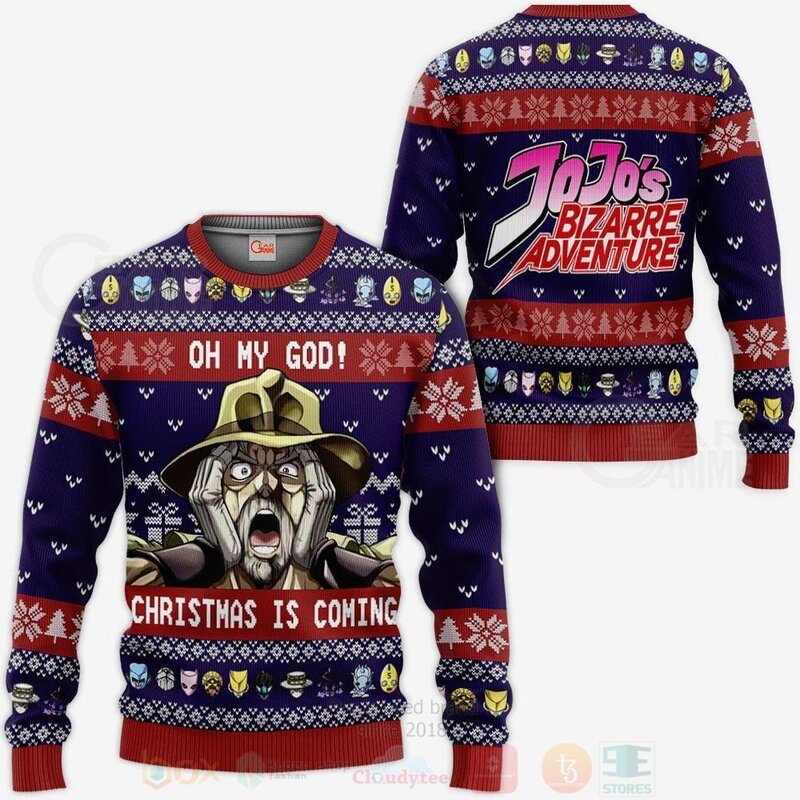 Joseph Joestar Oh My God JoJos Anime 3D Hoodie Shirt