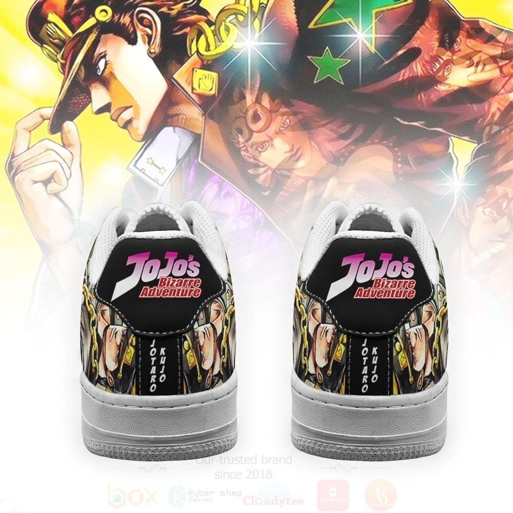 BEST Jotaro Kujo JoJo Anime Nike Air Force Shoes 3 Jotaro Kujo JoJo Anime NAF Shoes 1 2