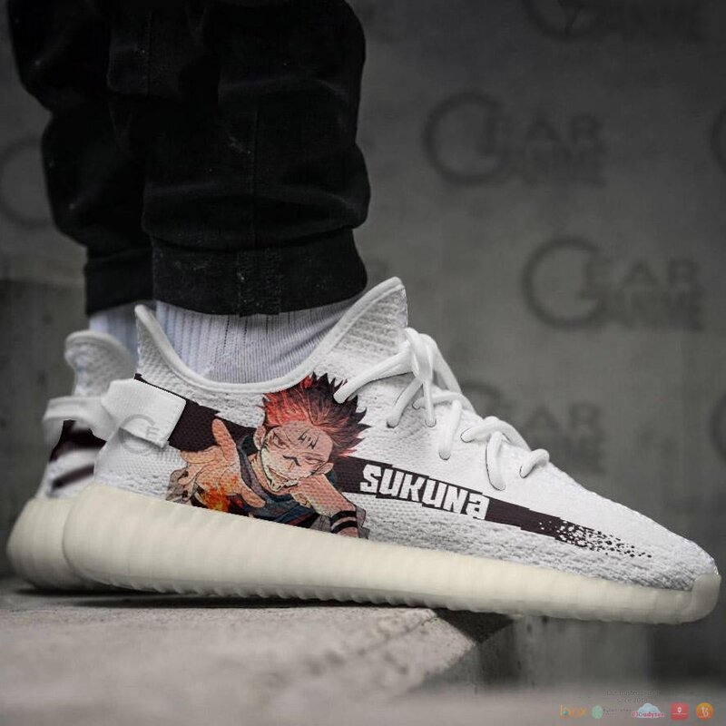 Jujutsu Kaisen Sukuna Anime yeezy shoes 4 Jujutsu Kaisen Sukuna Anime yeezy sneaker 1 2 3