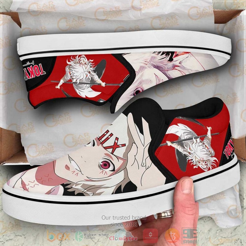 Juuzou Suzuya Anime Tokyo Ghoul Slip On Shoes 1