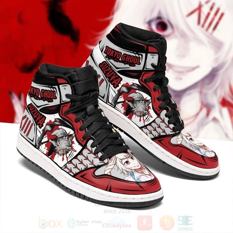 Juuzou Suzuya Custom Tokyo Ghoul Anime Air Jordan High Top Shoes 1