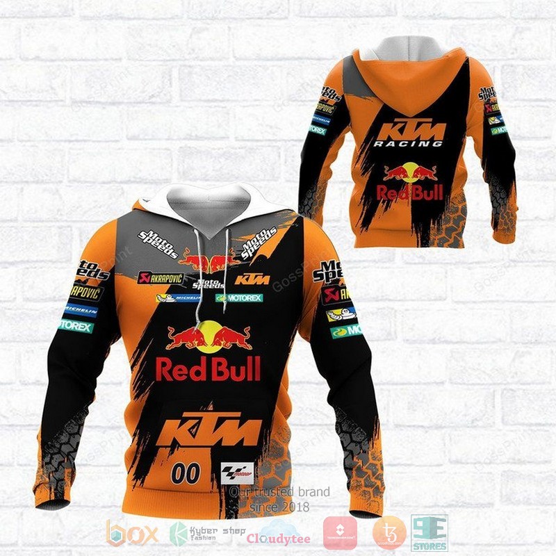 HOT KTM Racing Red Bull orange 3d shirt, hoodie 9 KTM Racing Red Bull orange 3d shirt hoodie