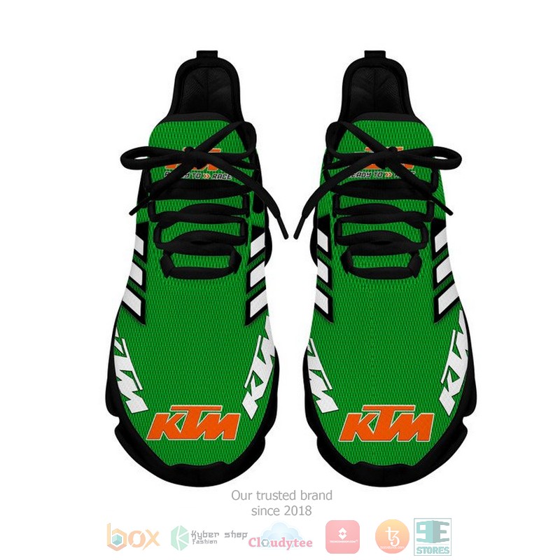 HOT KTM Racing green black clunky max soul sneaker shoes 3 KTM Racing green black clunky max soul shoes 1 2