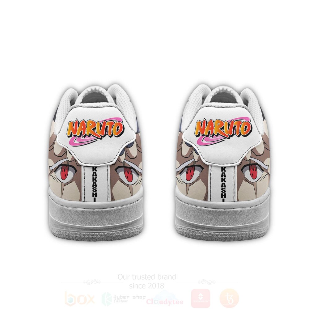BEST Kakashi Eyes Sharingan Custom Anime Naruto Nike Air Force Shoes 3 Kakashi Eyes Sharingan Custom Anime Naruto NAF Shoes 1 2