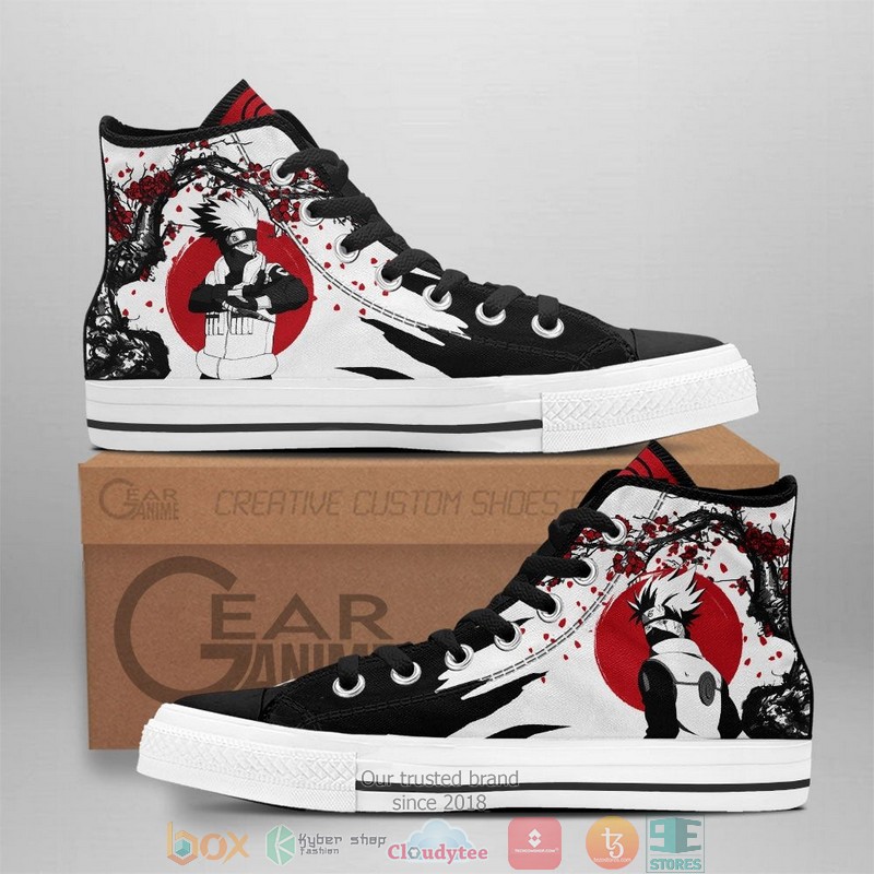 Kakashi Hatake NRT Japan Style High Top Canvas Shoes