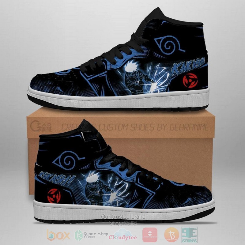 Kakashi Lightning Skill Anime Air Jordan high top Sneaker Shoes 3 Kakashi Lightning Skill Anime Air Jordan high top shoes 1 2