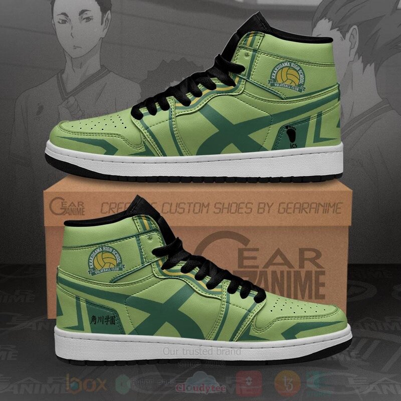 Kakugawa High Haikyuu Anime Air Jordan High Top Shoes