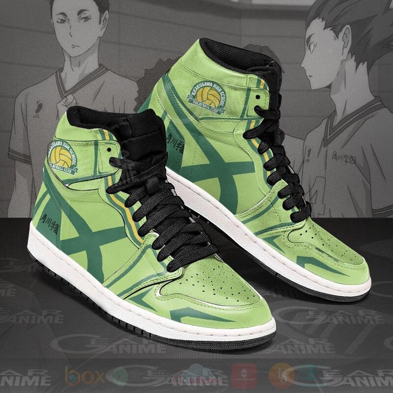 Kakugawa High Haikyuu Anime Air Jordan High Top Shoes 1