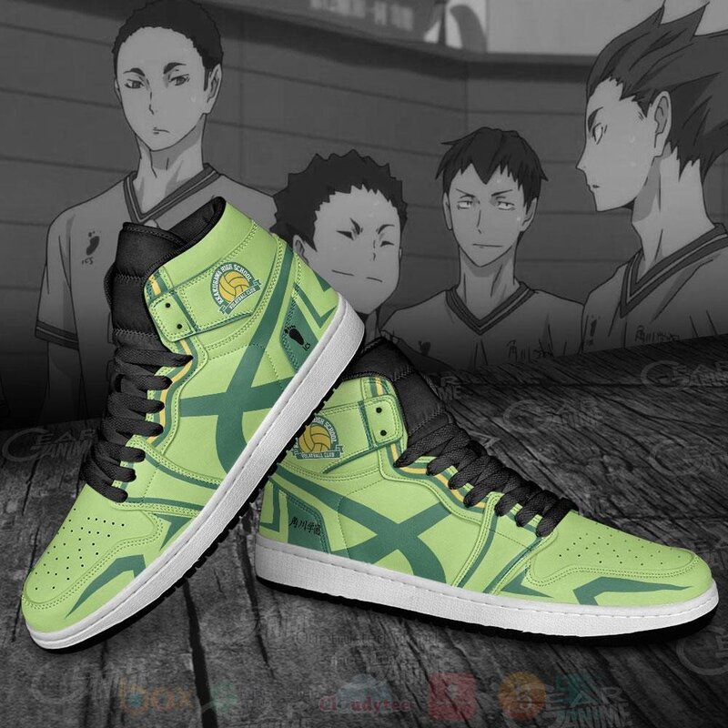 BEST Kakugawa High Haikyuu Anime Air Jordan 1 Retro High 4 Kakugawa High Haikyuu Anime Air Jordan High Top Shoes 1 2 3